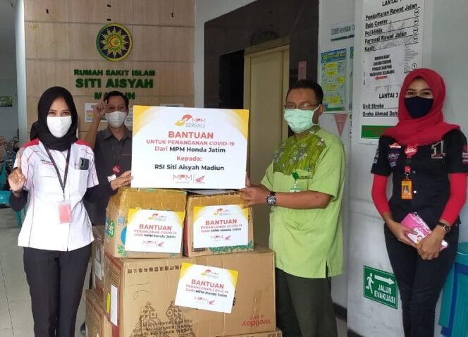 
MPM Honda Jatim Salurkan Bantuan Tahap Ketiga Sebesar Rp 1,2 M untuk Tenaga Medis