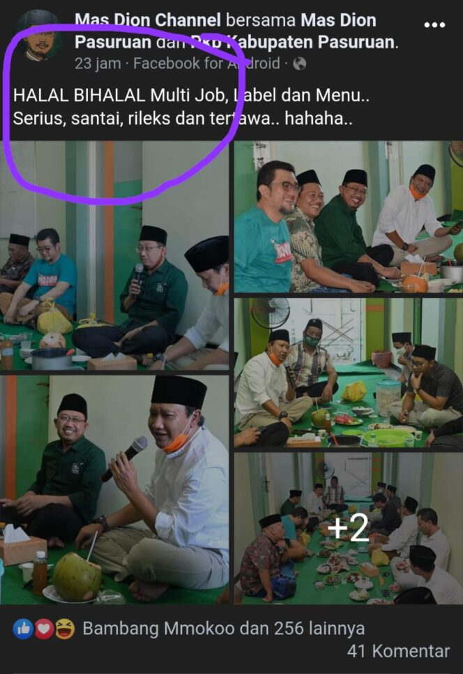 
Langgar Sendiri Imbauan Larangan Halal Bi Halal, Bupati Irsyad Dihujat Netizen
