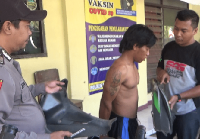 
Spesialis Maling Motor yang Diparkir di Pinggir Sawah Diamankan Polisi