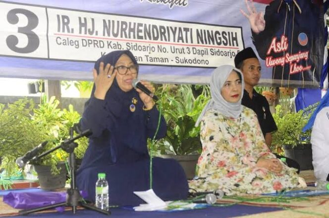 
Nurhendriyati Resmi Nahkodai DPD Nasdem Sidoarjo
