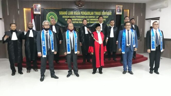 
Puluhan Advokat Dilantik di Pulau Dewata