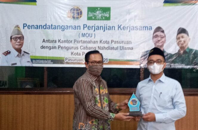 
Amankan Aset, PCNU Kota Pasuruan Teken MoU dengan BPN