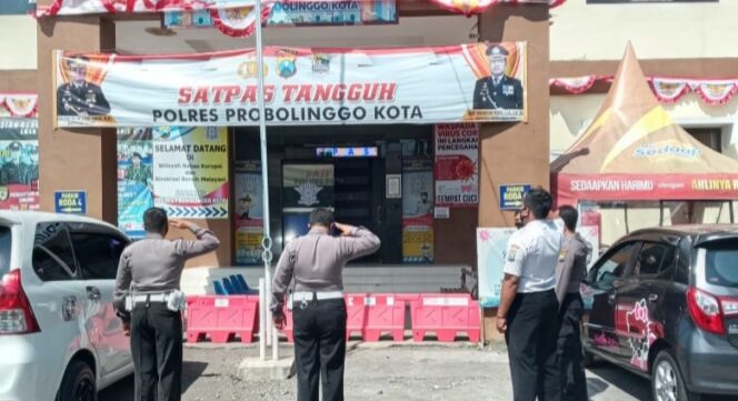 
Abai Protokoler Kesehatan, Anggota Polres Probolinggo Kota Kena Hukuman Ini