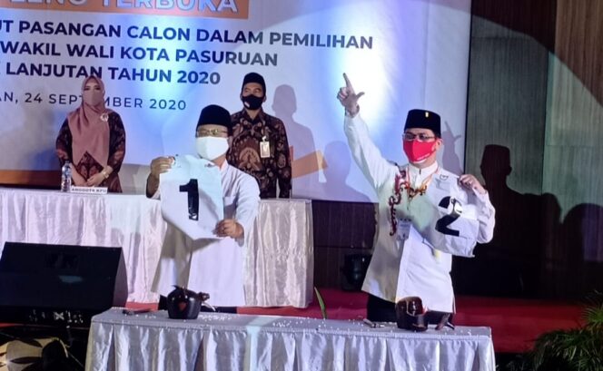 
Ini Nomor Urut Paslon di Pilwali Kota Pasuruan, 1 Giat dan 2 Tegas