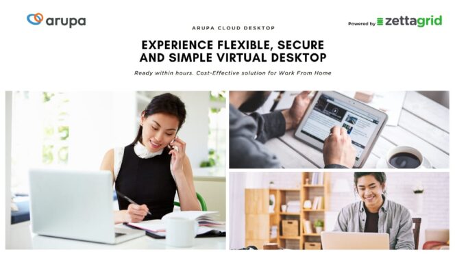 
Jaga Produktivitas Kerja Selama WFH, Arupa Cloud Nusantara Luncurkan Cloud Desktop