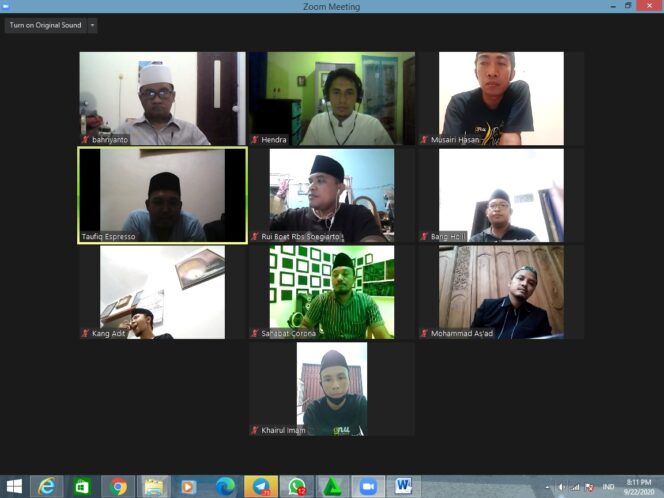 
Pandemi Covid-19, Ansor Kota Kraksaan Gelar Rakor Virtual
