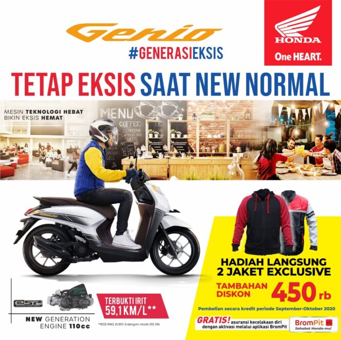 
Dapatkan Cashback Hingga Jutaan Rupiah untuk Pembelian Skutik Andalan Honda