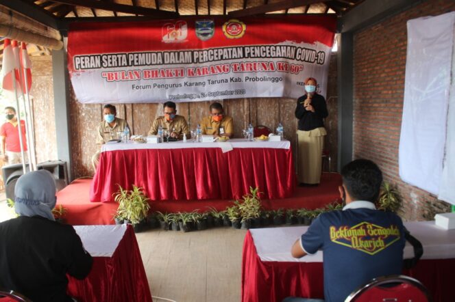 
Karang Taruna dan Satgas Penanganan COVID-19 Kabupaten Probolinggo Gelar Seminar Pencegahan Virus Korona