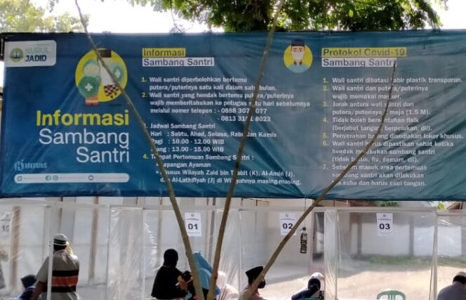 
Meminimaslisir Penularan Covid -19, Ponpes Nurud Jadid Paiton Terapkan Prokes Ketat