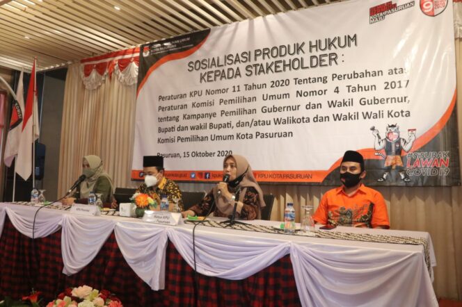 
Kesbangpol Pemkot Pasuruan Hadiri Sosialisasi Produk Hukum 