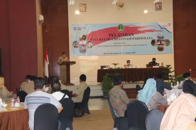 
Disparpora Kota Pasuruan Gelar Pelatihan Tata Kelola Destinasi Wisata