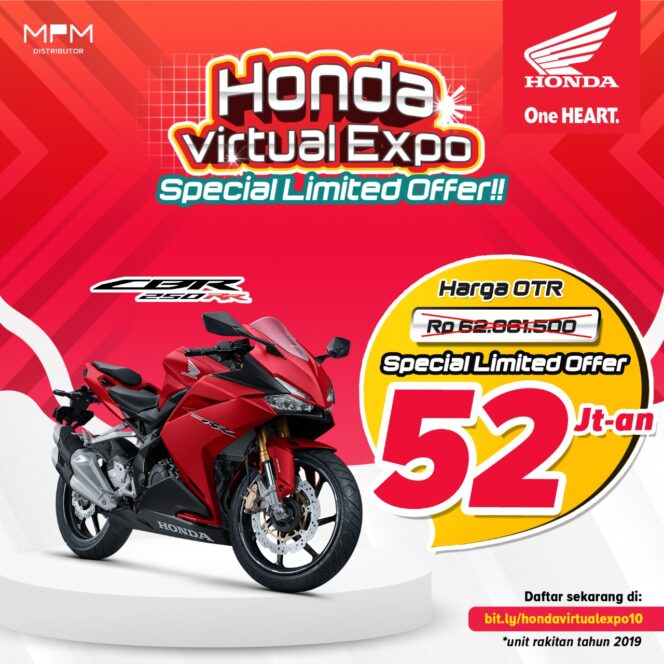 
Hanya 3 Hari! Honda Virtual Expo Special Limited Offer Hadir Kembali