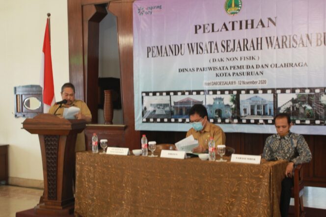 
Pemkot Pasuruan Gelar Pelatihan Pemandu Wisata Sejarah dan Warisan Budaya