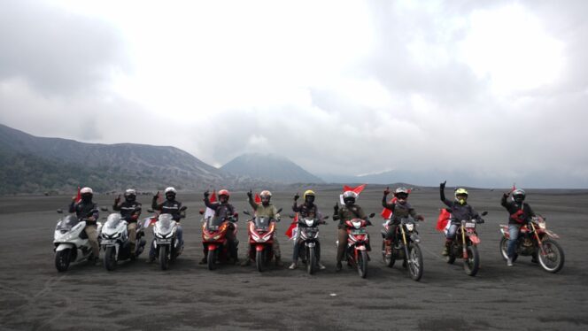 
MPM Honda Jatim Ajak Komunitas Napak Tilas Honda Bikers Day