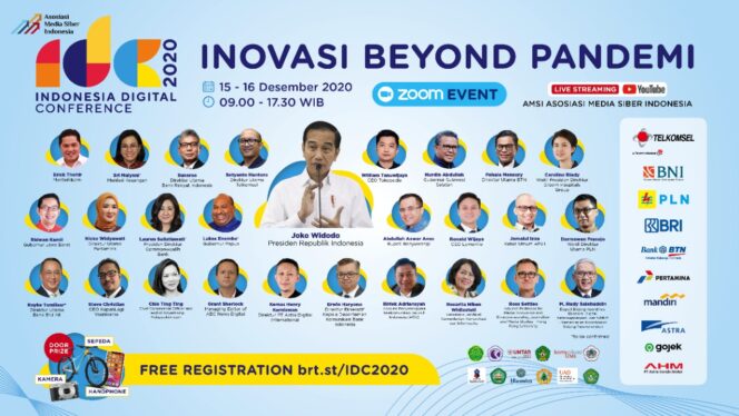 
Indonesia Digital Conference 2020 AMSI Akan Dibuka Presiden Jokowi