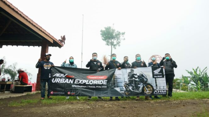 
MPM Jatim Gelar Gathering dan Touring Bareng Komunitas Honda ADV150 dengan Prokes Ketat