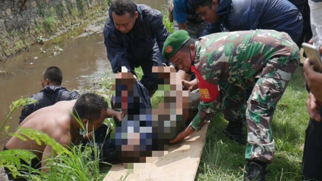 
Mayat Pria dengan Kondisi Leher Terikat Ditemukan di Dasar Sungai Gladak Serang