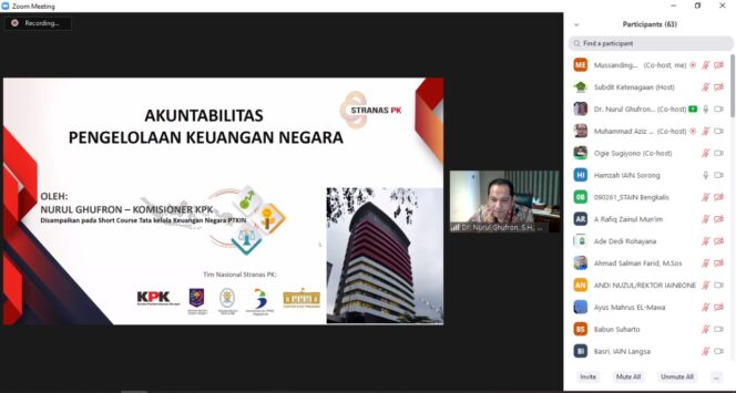 
KPK Ingatkan Rektor PTKIN untuk Kelola Keuangan Secara Akuntabel