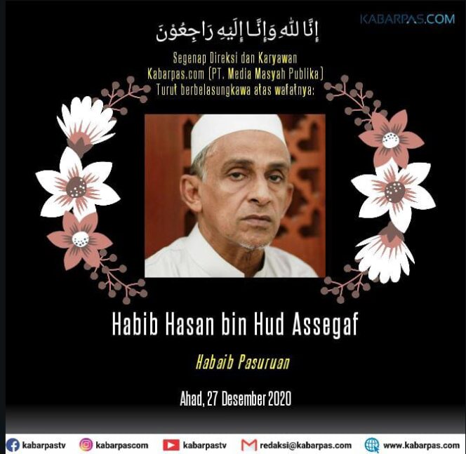 
Innalillahi, Habib Hasan bin Hud Assegaf Wafat