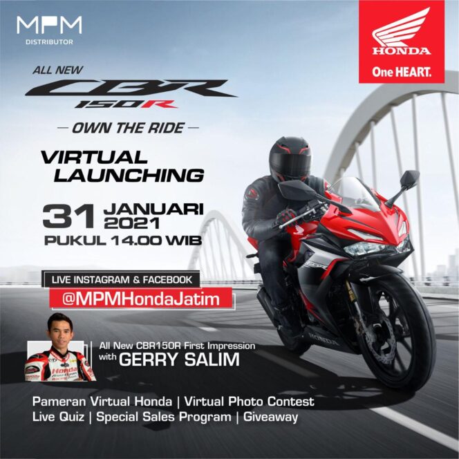 
First Impression Riding Bareng Gerry Salim di Virtual Launching All New Honda CBR150R