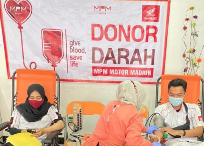 
MPM Motor Madiun Gelar Donor Darah