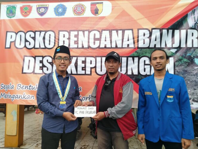 
PC PMII Pasuruan Salurkan Bantuan untuk Korban Banjir Bandang Kepulungan