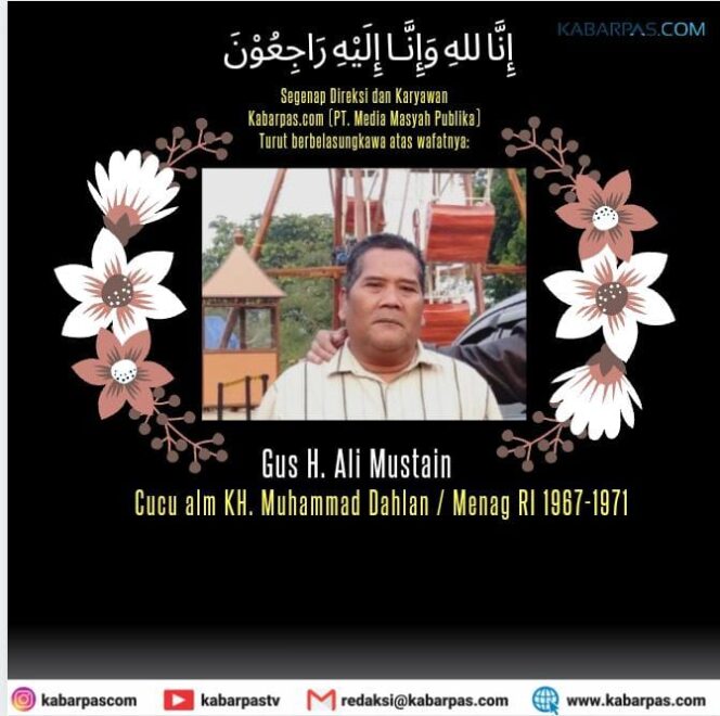 
Innalillahi, Gus Ali Mustain, Cucu KH M Dahlan Meninggal Dunia
