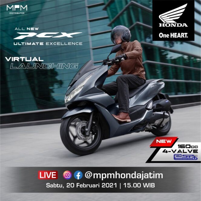 
Ikuti Virtual Launching All New Honda PCX, Dapatkan Voucher Belanja Total Jutaan Rupiah