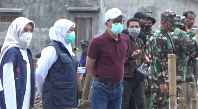 
Tinjau Lokasi Banjir Probolinggo, Gubernur  Khofifah Minta Gerakan Ayo Jogo Kali Ditingkatkan
