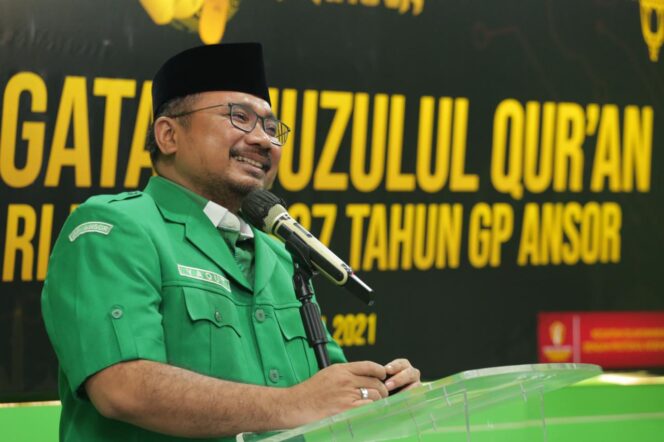
Gus Yaqut: Pandemi Kian Perkuat Transformasi Dakwah GP Ansor