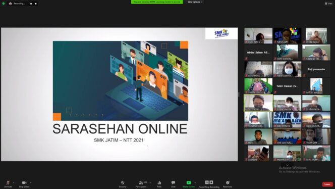 
MPM Honda Jatim Adakan Sarasehan SMK TBSM Honda se Jawa Timur dan NTT Secara Online