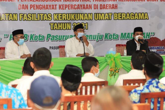 
Gus Ipul Ajak Tokoh Agama di Kota Pasuruan Jaga Kerukunan Antar Umat