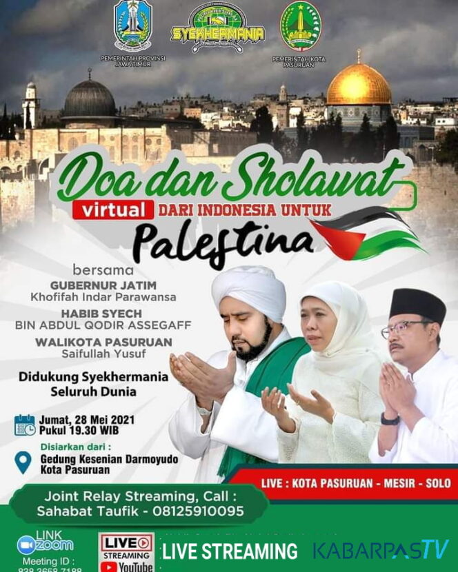
Yuk, Ikuti Doa dan Sholawat Virtual dari Indonesia untuk Palestina bersama Habib Syech