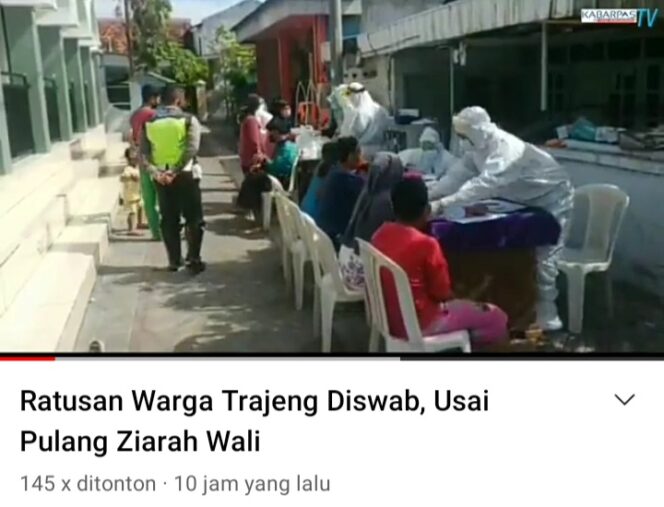 
Warga Trajeng Diswab Massal, Usai Pulang dari Ziarah Wali
