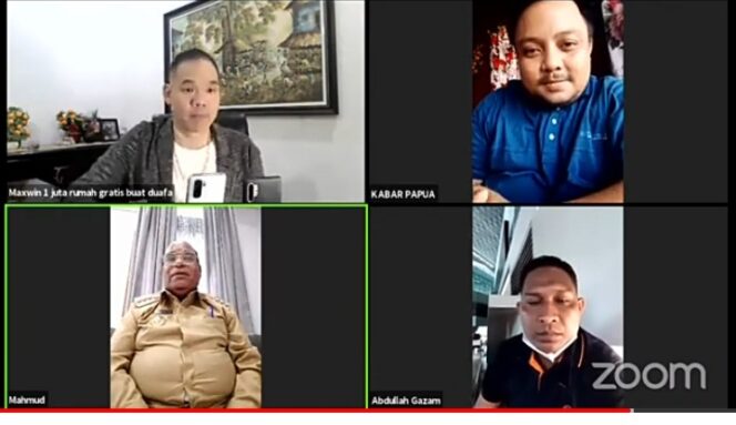 
Tawarkan Program Bangun Daerah Tanpa APBD, MaxWin Organization Gelar Webinar dengan Wali Kota Sorong