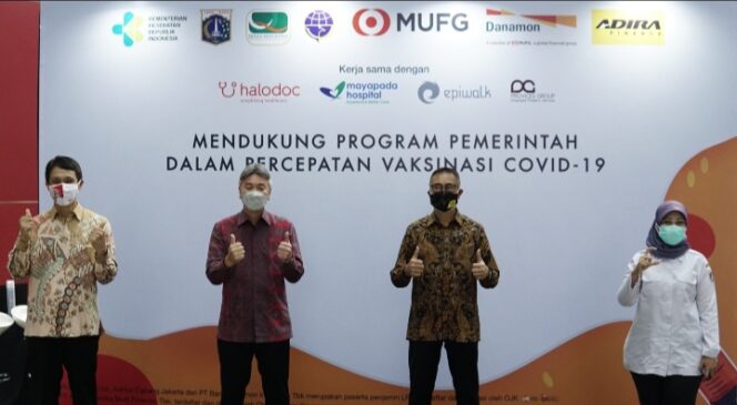 
Lawan Covid-19, Tiga Perusahaan Buka Sentra Vaksinasi
