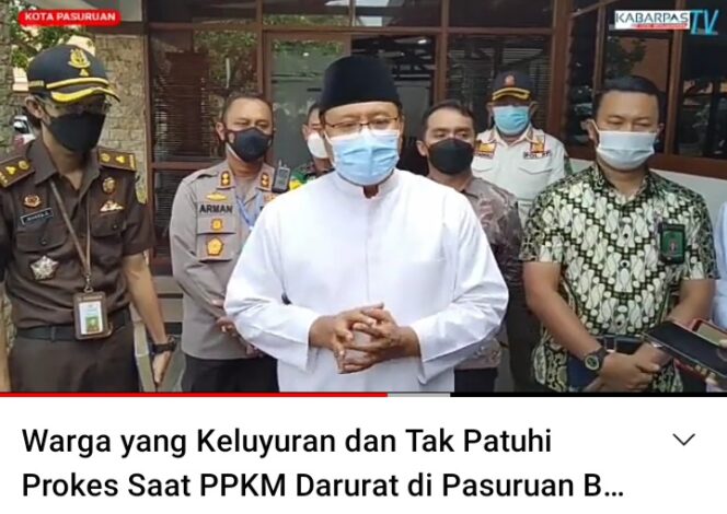 
Warga yang Keluyuran dan Tak Patuhi Prokes Saat PPKM Darurat di Pasuruan Bakal Disidang di Tempat