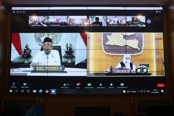 
Antisipasi Lonjakan Pasien Covid-19, Gus Ipul Ikuti Rakor Terbatas dengan Wapres RI