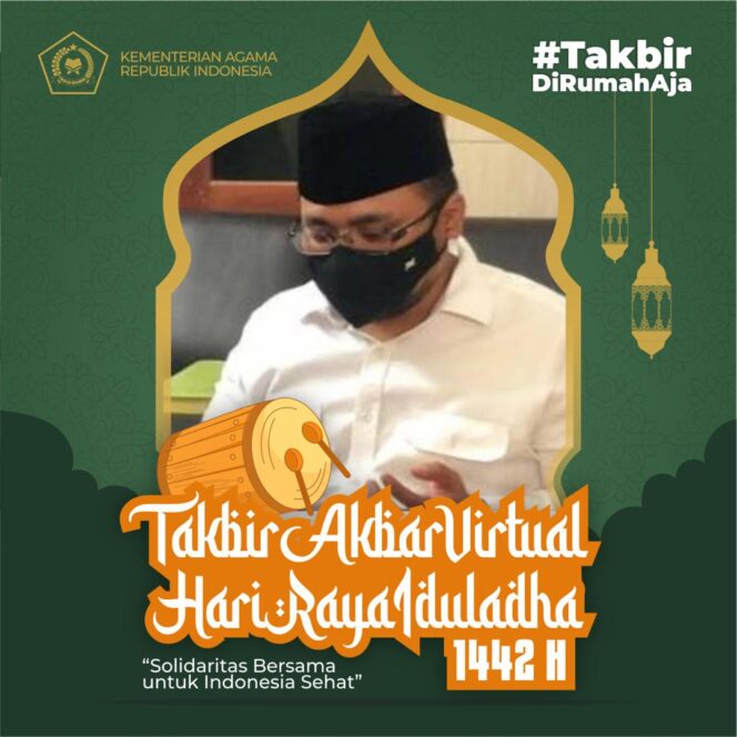 
Menag Gus Yaqut: Mari Meriahkan Malam Idul Adha dalam Takbir Akbar Virtual