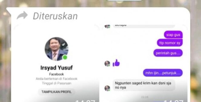
Akun FB Bupati Irsyad Dibajak untuk Minta Uang, Awas Jangan Tertipu