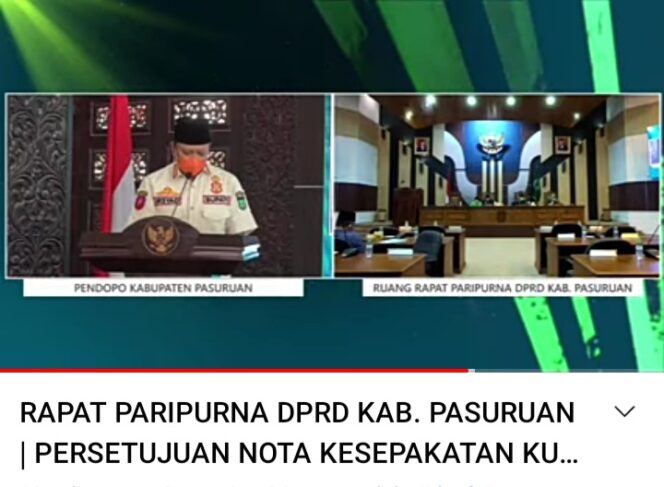 
Live ! Rapat Paripurna DPRD Kabupaten Pasuruan