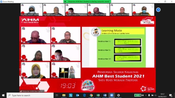 
3 Perwakilan MPM Honda Jatim Masuk 20 Besar Seleksi Nasional AHM Best Student 2021