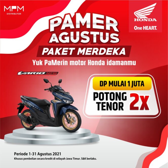 
Yukk Pamerin Honda Vario 150 Idamanmu, Dapatkan Paket Merdeka Honda Vario 150