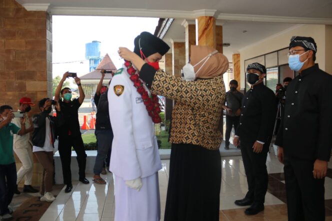 
Pemkot Pasuruan Sambut Kedatangan Anggita Paskibraka Nasional