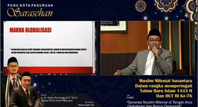 
PCNU Kota Pasuruan Gelar Sarasehan Muslim Milenial Nusantara