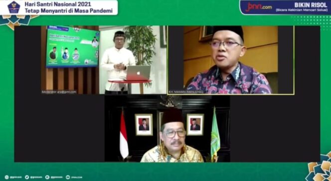 
Wamenag: Santri Abad 21 Harus Melek Literasi Digital