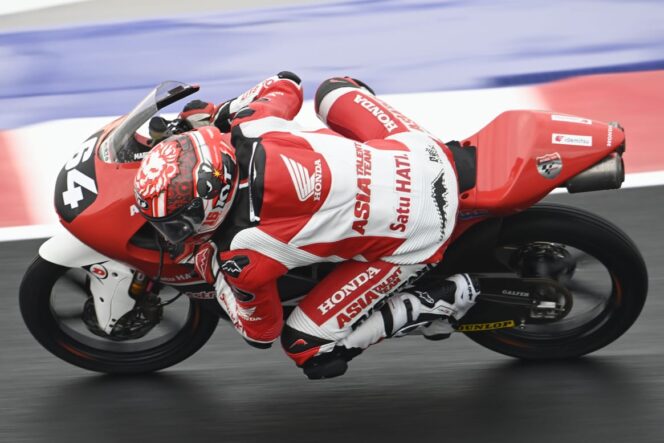
Pembalap Magetan, Mario Aji Tampil Impresif di Sesi Latihan GP Moto 3 Misano
