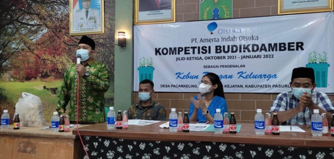 
PT Amerta Indah Otsuka bersama Pemdes Pacarkeling Gelar Kompetisi Budikdamber