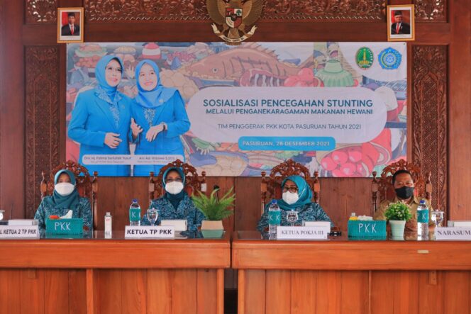 
Cegah Stunting, Ketua TP PKK Kota Pasuruan Inginkan Imbangi Asupan Anak dengan Protein Hewani