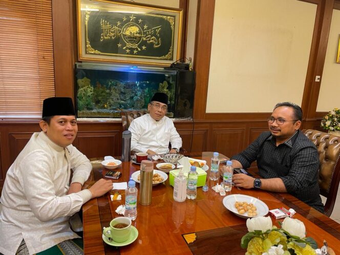 
Sowan Ketum PBNU, Gus Menag: Rawat Kerukunan, Bangun Kemitraan Ormas Keagamaan